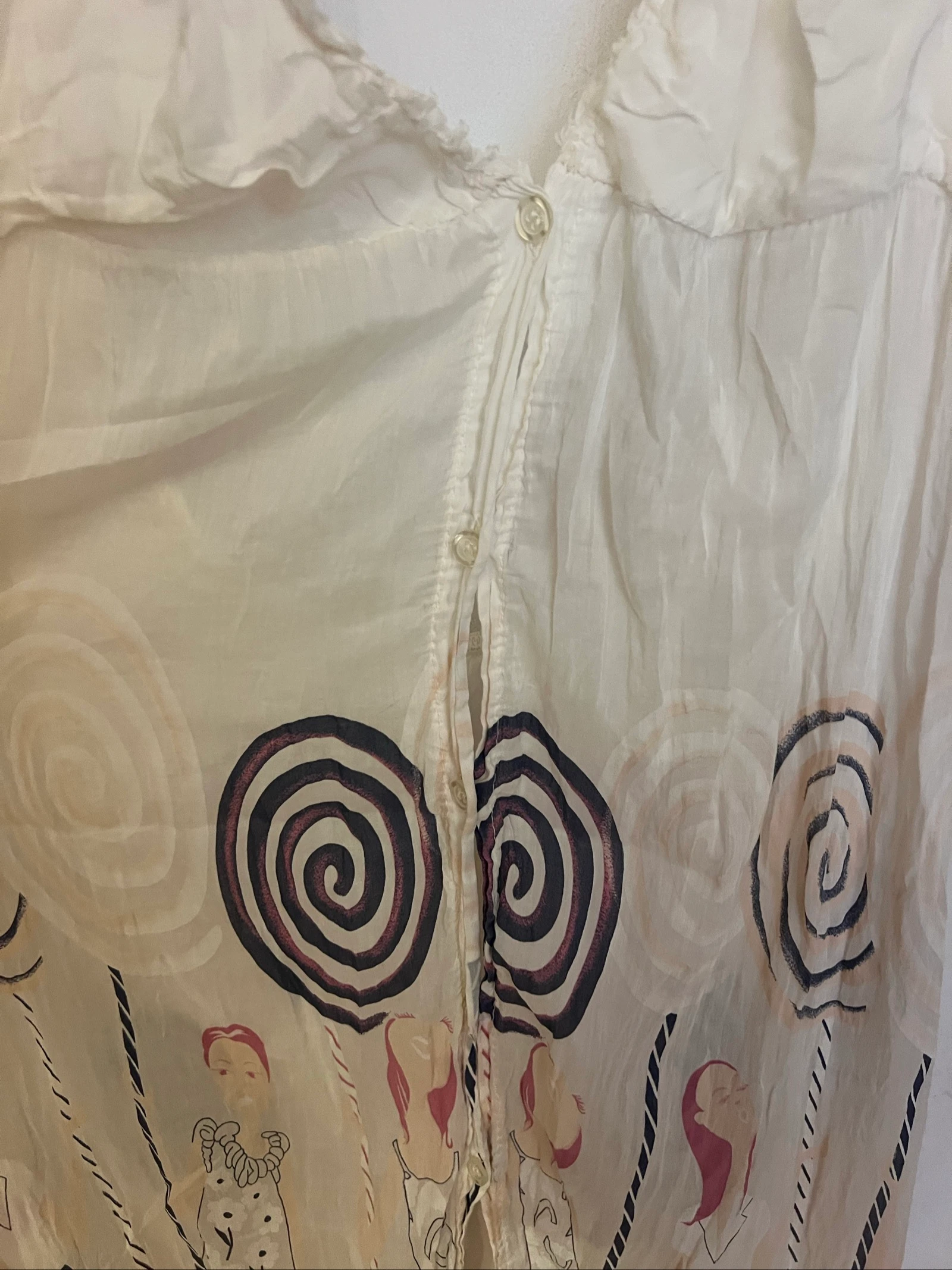 Y2k cotton voile tunic – photo 2